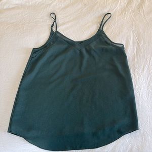 Flowy Blouse with sheer neck line, lined